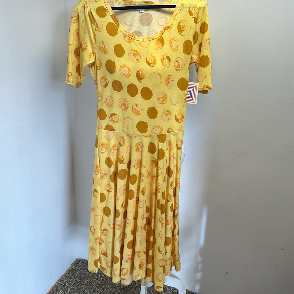 Yellow LuLaRoe Nicole Dress